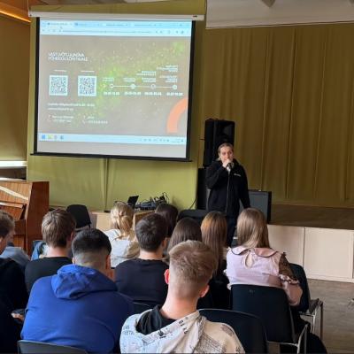 Ida-Virumaa Kutsehariduskeskuse infotund meie koolis