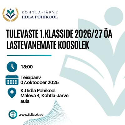 Eelkooli lastevanemate koosolek